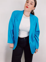 blue lightweight blazer