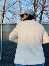 Cream Wool Blazer