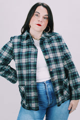 long sleeve lightweight plaid pendleton women's jacket