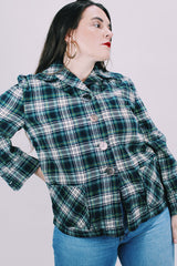 long sleeve lightweight plaid pendleton women's jacket