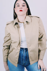 Tan Windbreaker