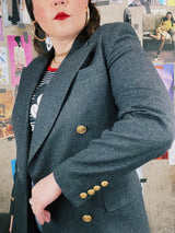 grey wool blazer
