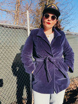 velour lounge jacket