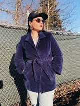 velour lounge jacket