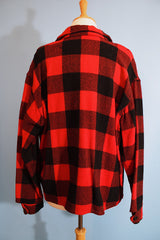 Buffalo Plaid Zip Up Shacket