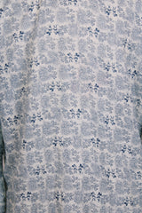 Men's or women's vintage 1970's Kennington California label long sleeve button up shirt in white with all over Disney print featuring Minnie and Mickey Mouse.