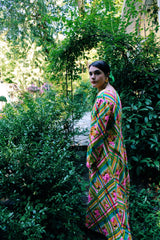 Long Sleeve Floral Printed Maxi Dress