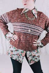 Long Sleeve Ribbed Crewneck Sweater