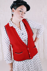 Button Up Sweater Vest