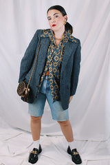 Blue Wool Blazer