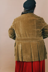 Corduroy Pea Coat