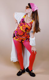 Printed Vintage Swimsuit