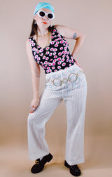 Polka Dot Printed Vintage Swimsuit