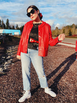 Red Leather Jacket