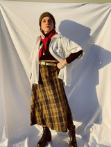 short sleeve white button up bowling shirt with black graphic vintage 1960's