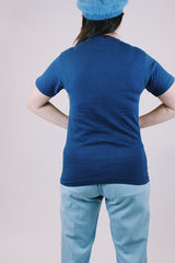 short sleeve navy blue graphic tee grateful dead 1985 year of the ox