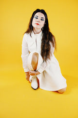 Long Sleeve Mock Neck Mini Dress