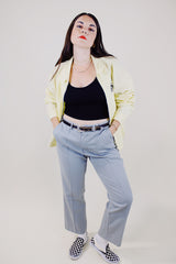 polyester grey pants vintage 1970's