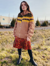 Zip Up Cowichan Sweater