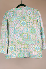 Pastel Printed Cardigan