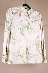 Long Sleeve Printed Blouse