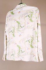 Long Sleeve Printed Blouse