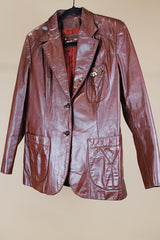 Leather Blazer