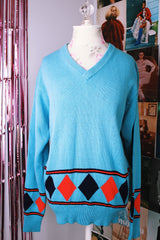 Diamond Print Pullover