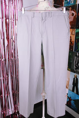 polyester grey pants vintage 1970's