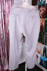 polyester grey pants vintage 1970's