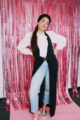 long sleeve white button up blouse with attached tie neck vintage 1980's