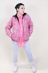 Hooded Printed Ski Jacket