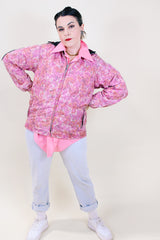 Hooded Printed Ski Jacket