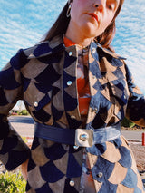 Patchwork Suede Jacket