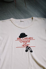 short sleeve cream eric carmen t-shirt 1970's