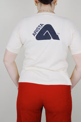 short sleeve cream eric carmen t-shirt 1970's