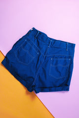 high waisted short shorts with white trim 1950's vintage women's