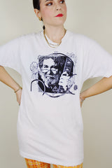 short sleeve white graphic Grateful Dead t-shirt from 1993