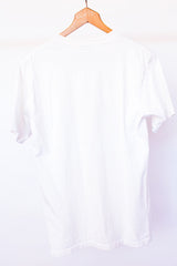 short sleeve 1988 race car vintage tee white with graphic