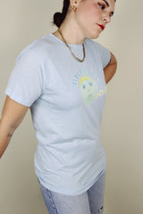 short sleeve baby blue the mr. bill show 1979 t-shirt