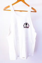 sleeveless cotton t-shirt tank top with graphic on front and back 1990's vintage