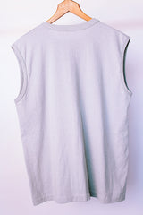 sleeveless light gray mickey mouse tank t-shirt vintage 1980's