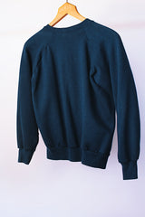navy long sleeve vintage champion crew neck sweater