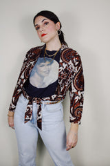 black short sleeve candi staton 1978 vintage graphic tee