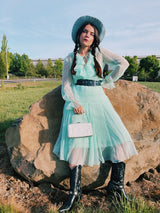 Long Sleeve Ruffle Dress