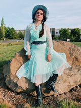 Long Sleeve Ruffle Dress