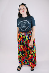 short sleeve black t-shirt vintage talchako lodge british columbia