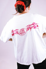 short sleeve graphic tee manly long boards manly beach australia 1990's