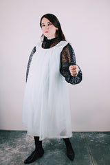 sleeveless baby blue 1960's vintage nightie