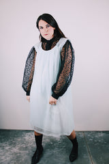 sleeveless baby blue 1960's vintage nightie